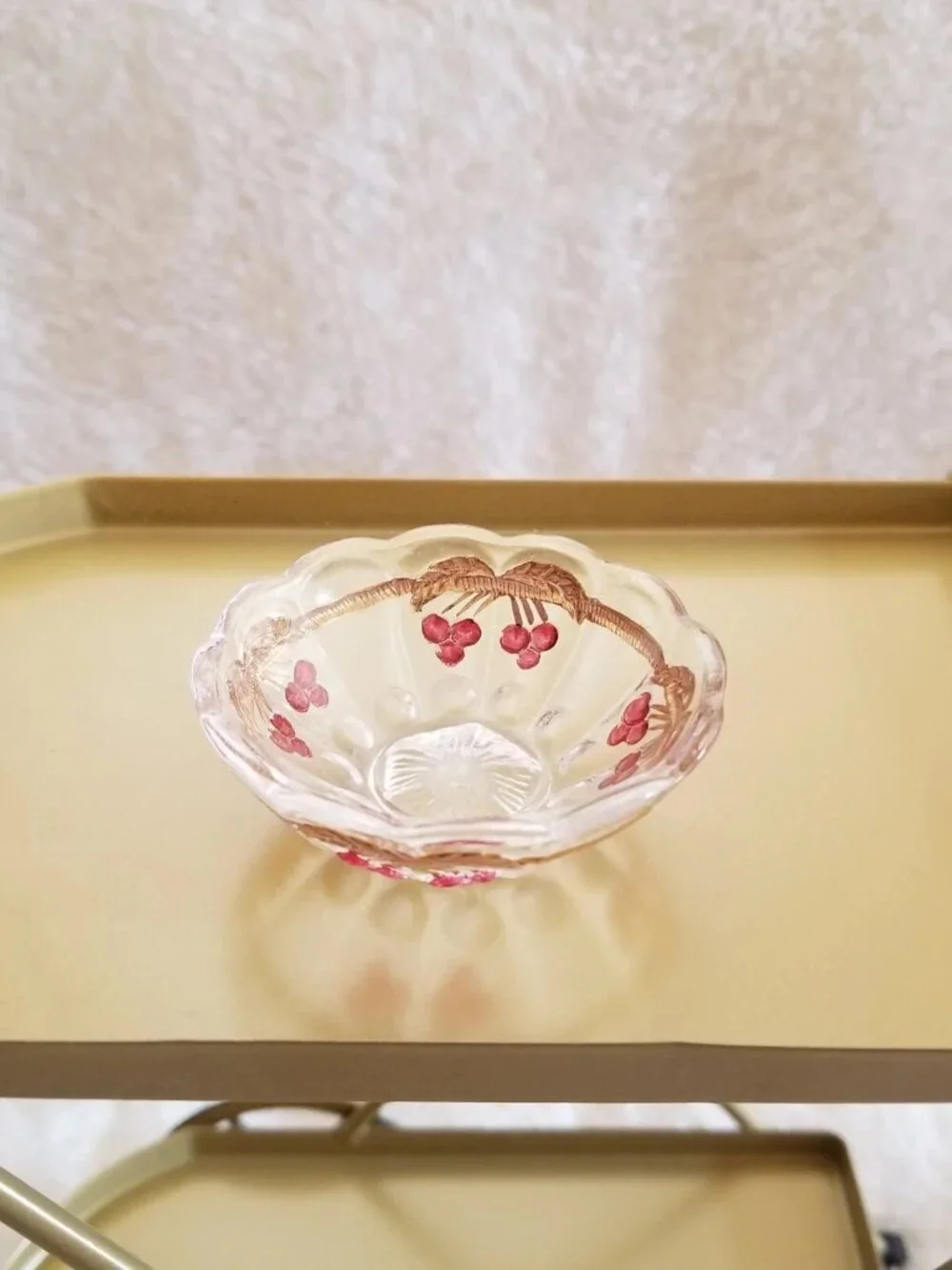 American Girl PC Samantha's Victorian Lemonade Set Glass Bowl ONLY RETIRED